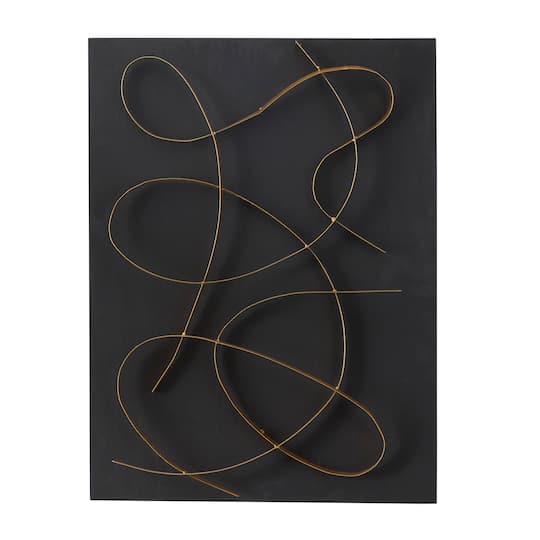CosmoLiving by Cosmopolitan 32" Metal Contemporary Wall Décor